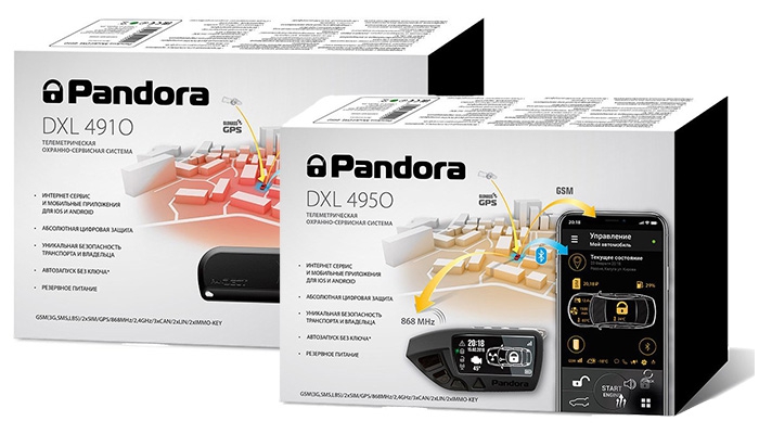Pandora DXL 4910  Pandora DXL 4950